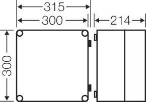 HENS Mi-Einzelleergehäuse Mi     Mi 9210 