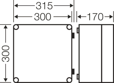 HENS Mi-Einzelleergehäuse Mi     Mi 9200 