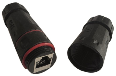 RED IP68 Cat 6A Buchse/Buchse Adapter 