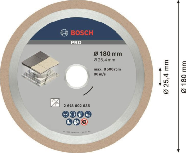 Bosch Diamanttrennscheibe     2608602635 