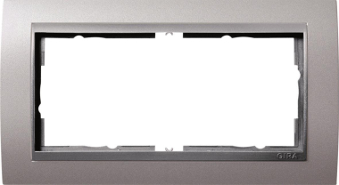 GIRA 100236 Abdeckrahmen 2f o.Mittelsteg 