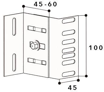 GGK Wandkonsole 47-62mm             3581 