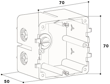 GGK Gerätedose GDS 50 1fach         1268 