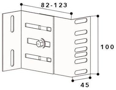 GGK Wandkonsole 82-167mm WKV-3      3582 