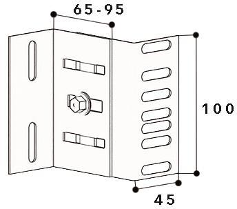GGK Wandkonsole 67-97mm            WKV-2 