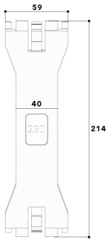 GGK Kabelhalteklammern KHK230       1545 