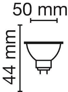 Radium LED LAMPE  RL-MR16 35 DIM 940/WFL 