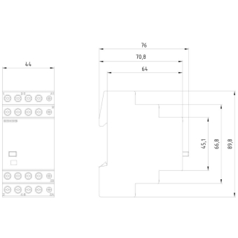 Siemens 5TT41230 Fernschalter 3S 