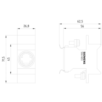Siemens 5SG1653 NEOZED-Einbausicherungs- 