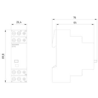 Siemens 5TT41222 Fernschalter  5TT4122-2 