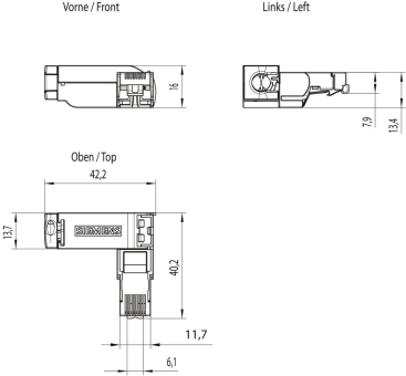 Siemens 6GK19011BB202AA0 Ind.Ethernet FC 