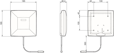 SIEM SIMATIC RF600 Antenne 6GT2812-1GA08 