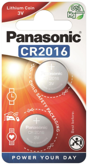 Panasonic Lithium Power CR2016EL/2B 