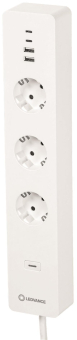 LEDV SMART+ WiFi Steckdosenleiste 3-fach 