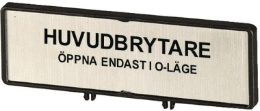 EATON ZFS75-P3 Träger m.Schild SV 205561 