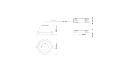 LEDV Ledvance DL CMFT DA D150 P 18W MS 