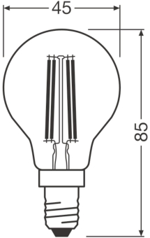 Ledvance LED Classic P 60 Filament 