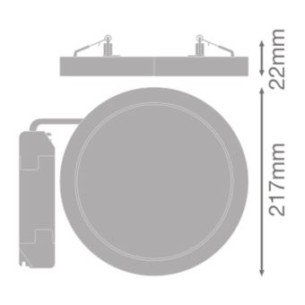 Ledvance DL UNIV DA D200 V 18W ML 83040 