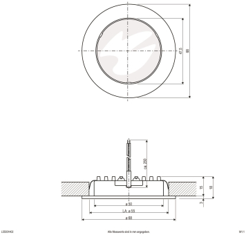EVN LED Deckeneinbau -rund     L55031402 