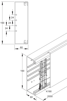 HKL Kanal 60x190             HKL 60190.8 
