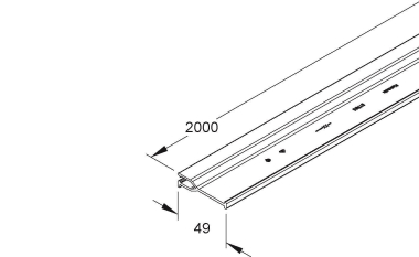 HKL Trennwand für HKL Kanal 60 --  BTR65 