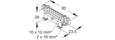 HKL Schutzleiter-Klemme          651S/12 