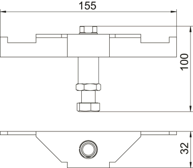 OBO DSSL2 105 Schwerlaststütze 