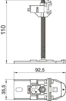 OBO OKA NEVE 110 Nivelliereinheit 