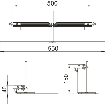 OBO OKA-G50040150ES Kanalendstück 