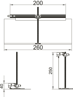 OBO OKA-G20040240FBL Abzweig links 