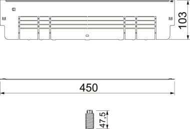 OBO ASH 350-4 240 Höhenausgleich-Bausatz 