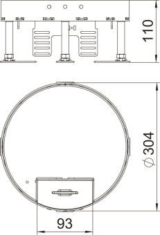 OBO RKS2 R9 M25 Runde Kassette 