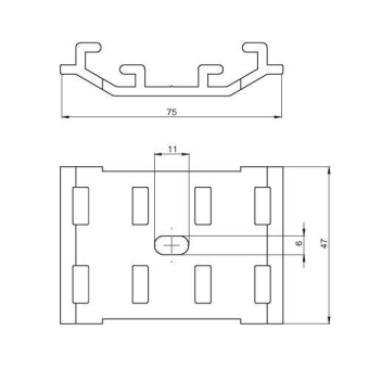 Unex Einzelnes Unterteilstück   31175-04 