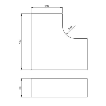 Unex Flachwinkel reinweiß       31233-02 