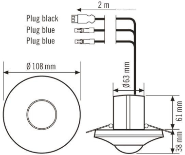 Esylux PD-C 360i/8 DUO DALI   EP10424663 
