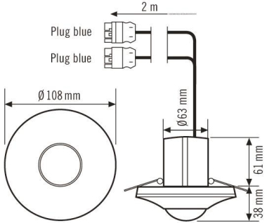 Esylux PD-C 360i/8 DUO DALI   EP10424847 