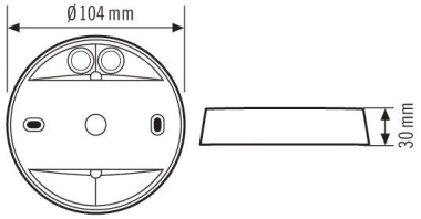 ESYLUX AP Dose-C IP 54 weiss  EP10425905 