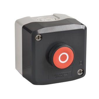 GS Gehäuse, +1Taster, FL rot     XALD112 