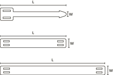 Hellermann AT2-PA66-NA(100) Kennz.-pfeil 