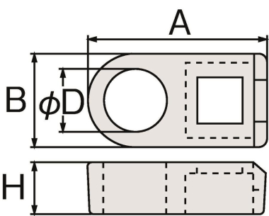 Hellermann CL8-PA66-NA(100) Befestigungs 