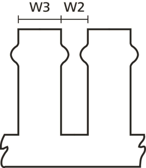Hellermann HTWD-PW-150x100-PVC-GY 