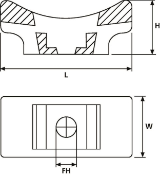 Hellermann LKCSF1-PA66-BK(100) Bef.- 