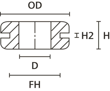 Hellermann HV1101-PVC-FR-BK(500) 