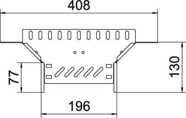 OBO RAA 120 FS Anbau-Abzweigstück 