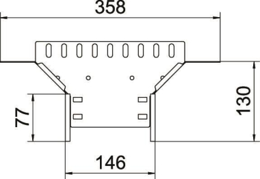 OBO RAA 615 FS Anbau-Abzweigstück 