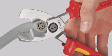 Knipex VDE-Kabelschere 200mm     9516200 