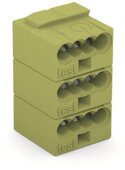 WAGO 243-746 4-Leiter-Federleiste,PUSH 