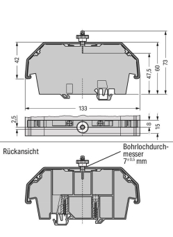 WAGO 709-153 Abdeckprofil,Typ 1,passend 