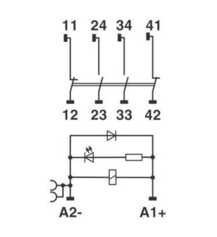 Phoenix   RIF-RPT-LDP-24DC/2X2/2X1/AU/FG 