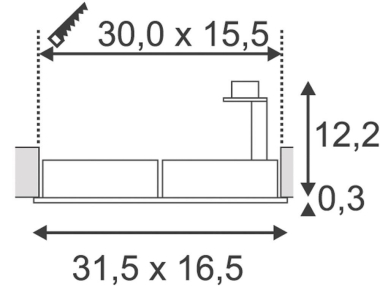 SLV NEW TRIA ES111 SQUARE         113840 